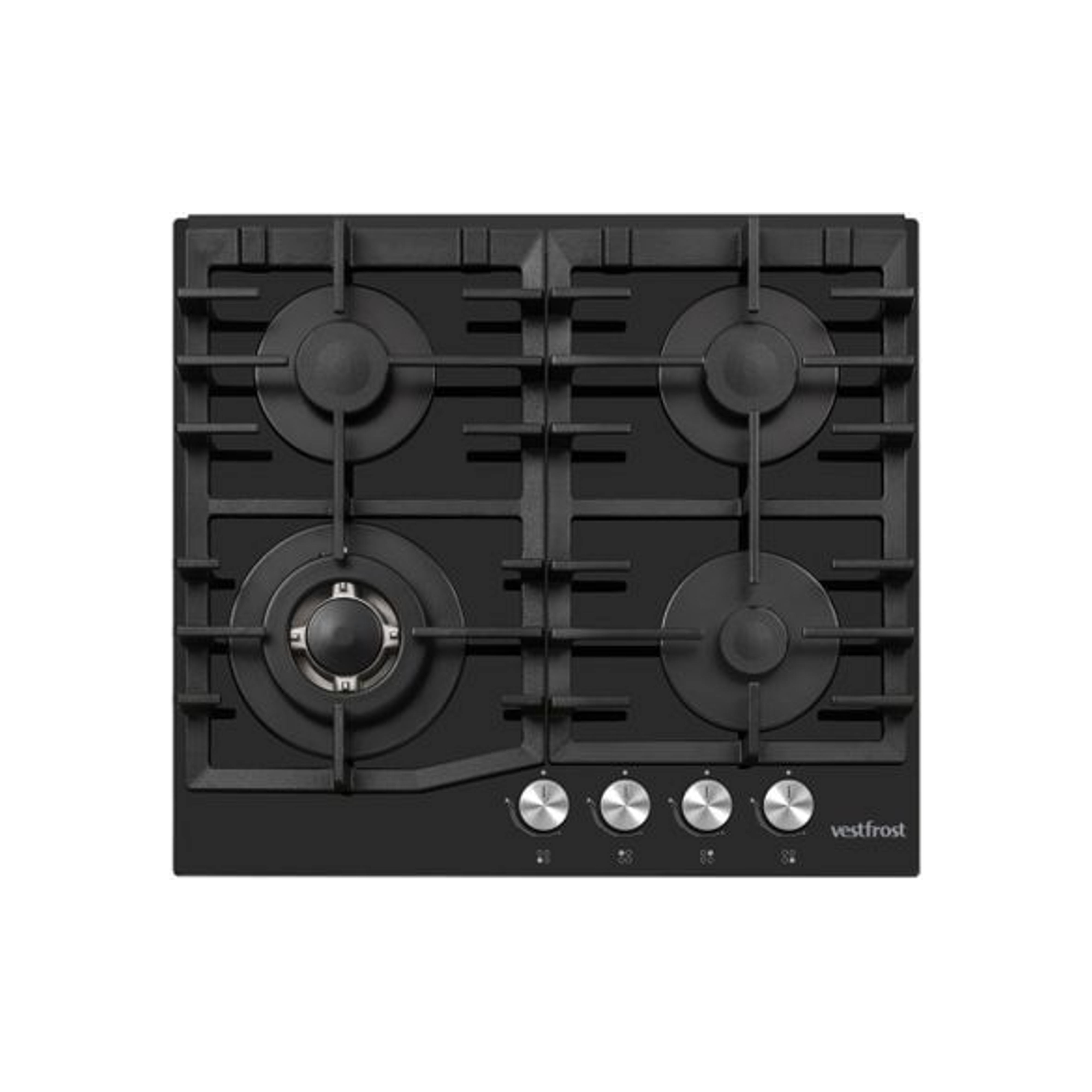 4 Burner Electric/gas Hob - Black Glass